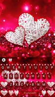 Valentine Heart Teclado Poster