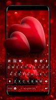 Tema Keyboard Valentines Love poster