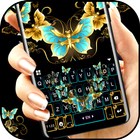 Vintage Golden Butterfly icon