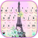 Vintage Paris Flowers Keyboard APK