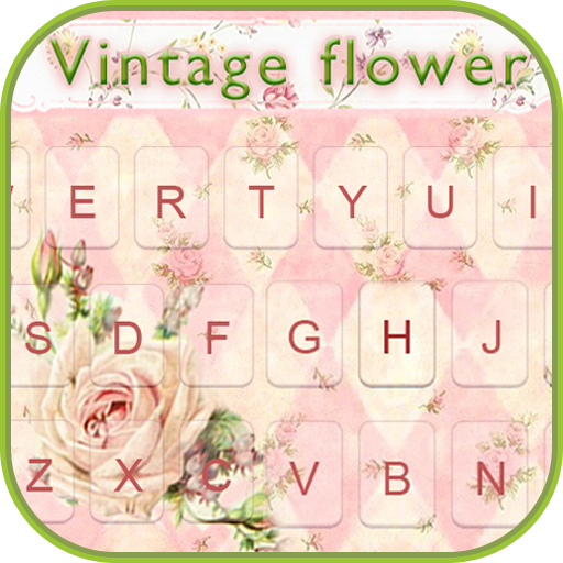 Vintage Flower Keyboard Theme