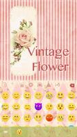 Vintageflower Tema Papan Kekun syot layar 1