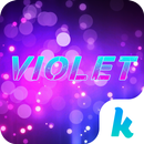 Violet Emoji Keyboard Theme APK
