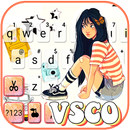 خلفية الكيبورد VSCO Girl APK