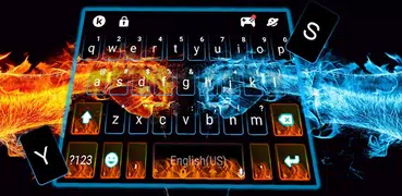 Water Fire Fist Battle 主題鍵盤