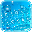 Water Raindrops New Klavye Tem