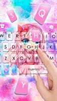 الكيبورد Pink Cute Girl تصوير الشاشة 1