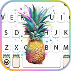 Watercolor Pineapple Zeichen