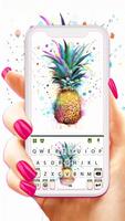Watercolor Pineapple Plakat