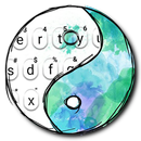 Watercolor Taichi Tema de tecl APK
