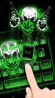 Chủ Đề Bàn Phím Weed Guns Skul ảnh chụp màn hình 1