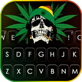 الكيبورد Weed Reggae Skull أيقونة
