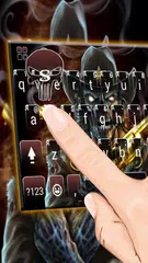 Western Skull Gun Keyboard The APK download