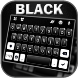 Fundo do Teclado White Black S ícone