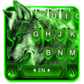 Wild Night Wolf Keyboard Theme