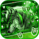 APK Wild Night Wolf Tema Tastiera