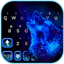 Тема для клавиатуры Wolf Night APK