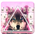 ثيم لوحة المفاتيح Wolf Hipster أيقونة
