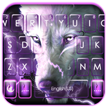 Wolf Lightning Keyboard Theme