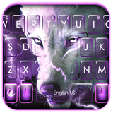 Tema Keyboard Wolf Lightning ícone