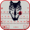 Wolf Rose Keyboard Background