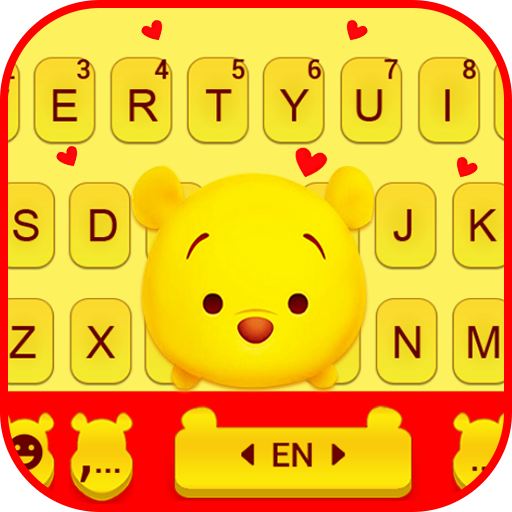 Yellow Bear Tema de teclado