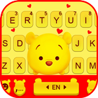 Thème de clavier Yellow Bear icône