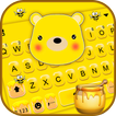 Yellow Honey Bear Keyboard The