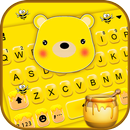 Yellow Honey Bear Keyboard The APK