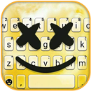 Fundo do Teclado Yellow Waterc APK