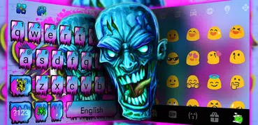Tema Keyboard Zombie Graffiti