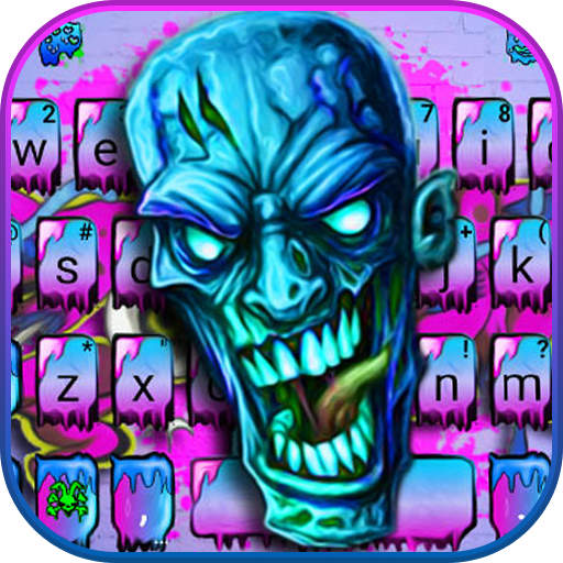 Tema Keyboard Zombie Graffiti