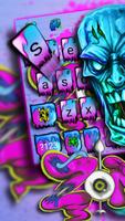 Chủ Đề Bàn Phím Zombie Graffit ảnh chụp màn hình 1