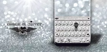 BlackandSliver Keyboard Theme