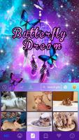 Tema Keyboard Butterflydream imagem de tela 3