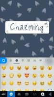 最新版、クールな Charming のテーマキーボード スクリーンショット 2