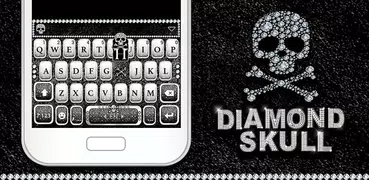 最新版、クールな Diamondskull のテーマキーボード
