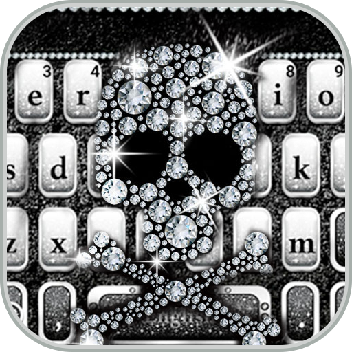 最新版、クールな Diamondskull のテーマキーボード