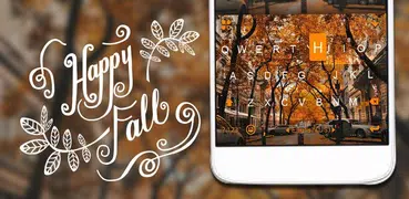 最新版、クールな Fall のテーマキーボード