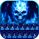 Flaming Skull Teclado APK