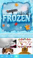 最新版、クールな Frozen のテーマキーボード スクリーンショット 2