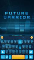 最新版、クールな Futurewarrior のテーマキーボ ポスター