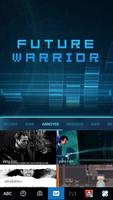 最新版、クールな Futurewarrior のテーマキーボ スクリーンショット 3