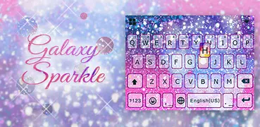 Galaxysparkle1 Tema de teclado