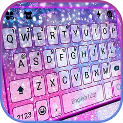 Galaxysparkle1 Tastatur-Thema APK Herunterladen