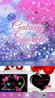 Galaxy Sparkle Kika Keyboard screenshot 3
