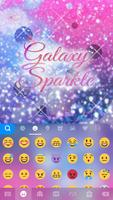 Galaxysparkle1 Tema de teclado captura de pantalla 2