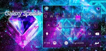 Galaxysparkle Keyboard Theme