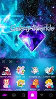 Galaxysparkle Tema de teclado captura de pantalla 3
