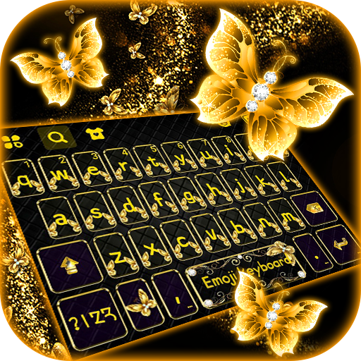 Tema Keyboard Goldbutterfly